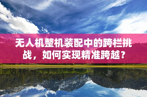 无人机整机装配中的跨栏挑战，如何实现精准跨越？