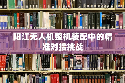 阳江无人机整机装配中的精准对接挑战