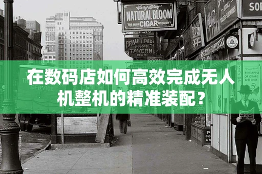 在数码店如何高效完成无人机整机的精准装配？