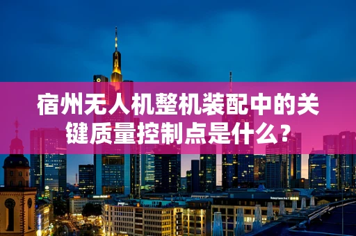 宿州无人机整机装配中的关键质量控制点是什么？