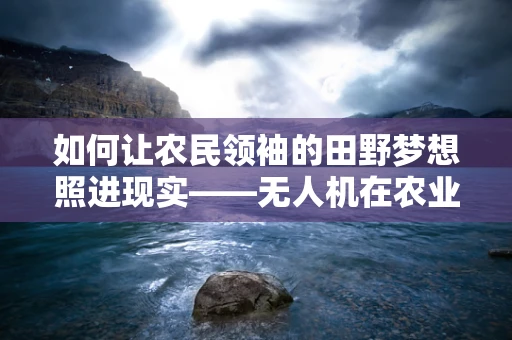 如何让农民领袖的田野梦想照进现实——无人机在农业装配中的关键角色？