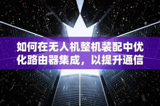 如何在无人机整机装配中优化路由器集成，以提升通信稳定性？