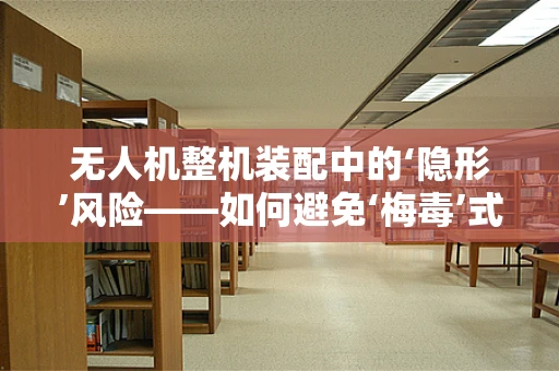 无人机整机装配中的‘隐形’风险——如何避免‘梅毒’式污染？