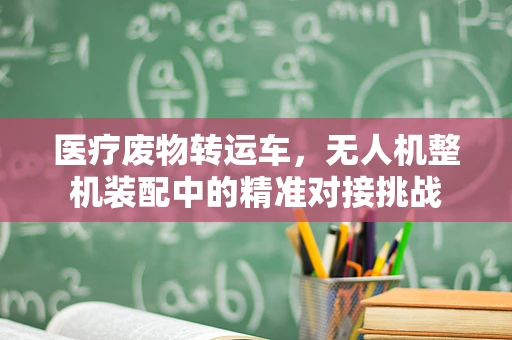 医疗废物转运车，无人机整机装配中的精准对接挑战