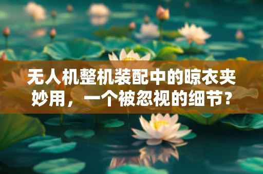 无人机整机装配中的晾衣夹妙用，一个被忽视的细节？