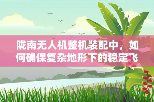 陇南无人机整机装配中，如何确保复杂地形下的稳定飞行？