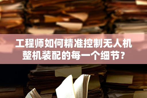 工程师如何精准控制无人机整机装配的每一个细节？