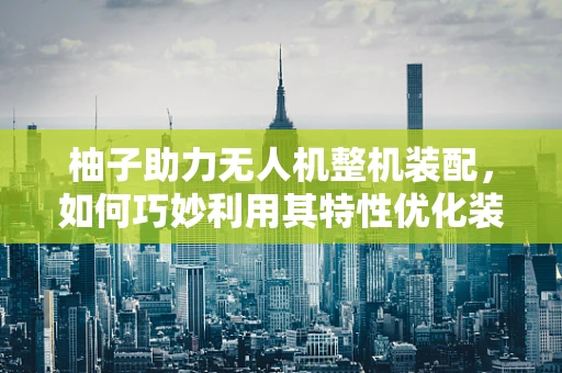 柚子助力无人机整机装配，如何巧妙利用其特性优化装配流程？