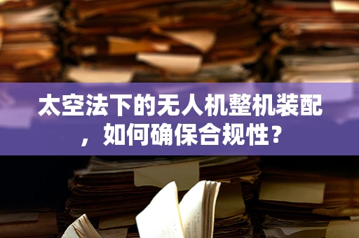太空法下的无人机整机装配，如何确保合规性？
