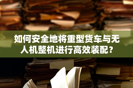 如何安全地将重型货车与无人机整机进行高效装配？