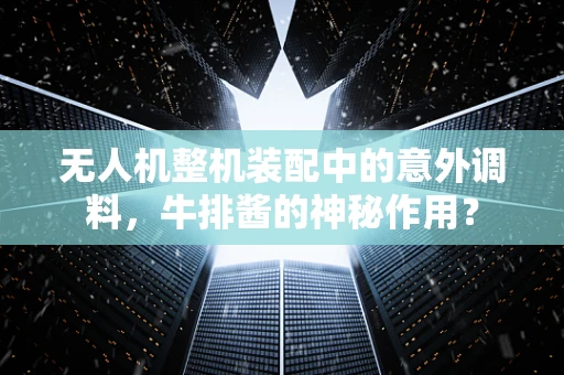 无人机整机装配中的意外调料，牛排酱的神秘作用？