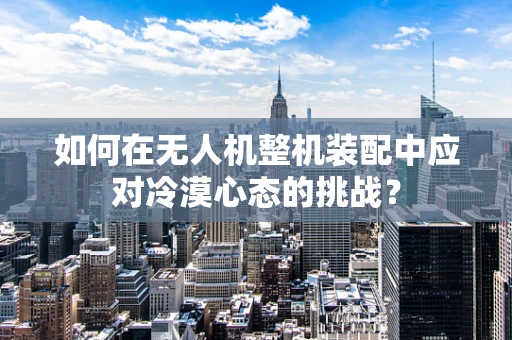 如何在无人机整机装配中应对冷漠心态的挑战？