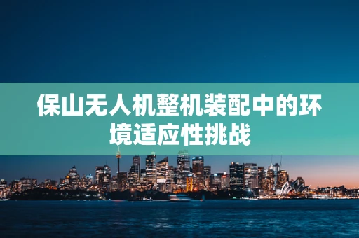 保山无人机整机装配中的环境适应性挑战
