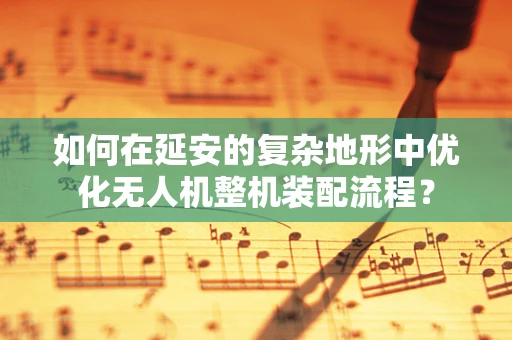 如何在延安的复杂地形中优化无人机整机装配流程？