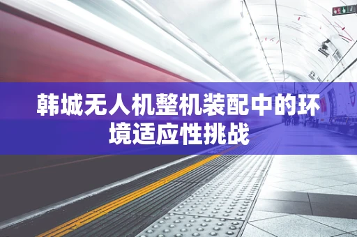 韩城无人机整机装配中的环境适应性挑战