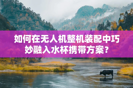 如何在无人机整机装配中巧妙融入水杯携带方案？