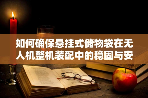 如何确保悬挂式储物袋在无人机整机装配中的稳固与安全？