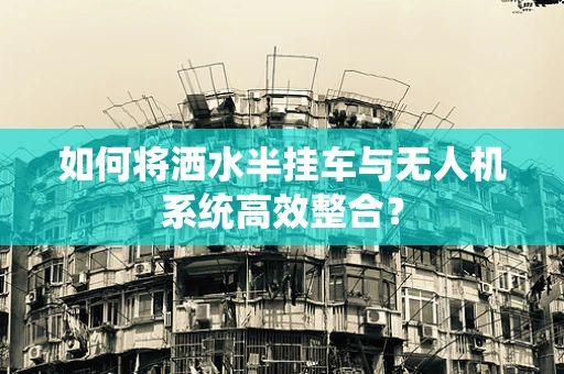 如何将洒水半挂车与无人机系统高效整合？