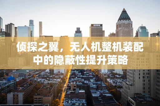 侦探之翼，无人机整机装配中的隐蔽性提升策略