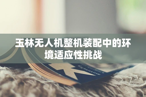 玉林无人机整机装配中的环境适应性挑战