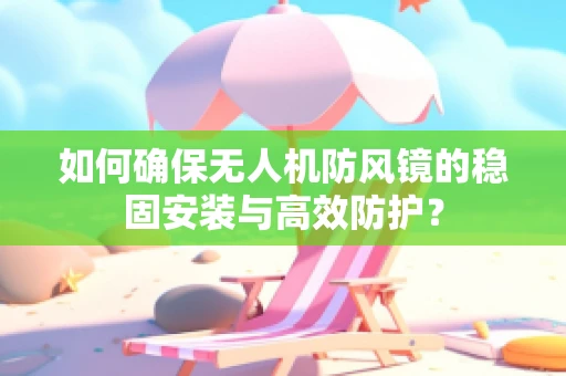 如何确保无人机防风镜的稳固安装与高效防护？