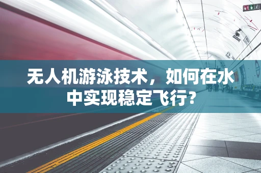 无人机游泳技术，如何在水中实现稳定飞行？