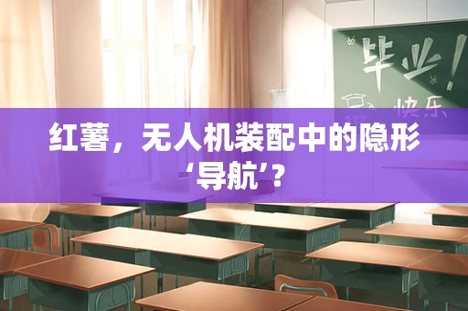 红薯，无人机装配中的隐形‘导航’？