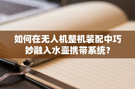 如何在无人机整机装配中巧妙融入水壶携带系统？