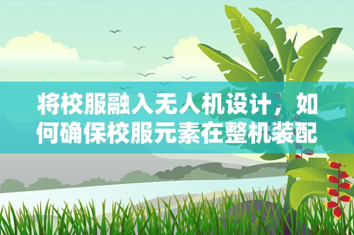 将校服融入无人机设计，如何确保校服元素在整机装配中的安全与美观？