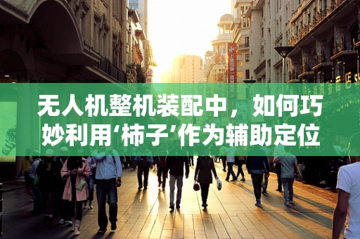 无人机整机装配中，如何巧妙利用‘柿子’作为辅助定位工具？