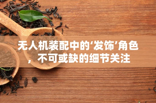 无人机装配中的‘发饰’角色，不可或缺的细节关注