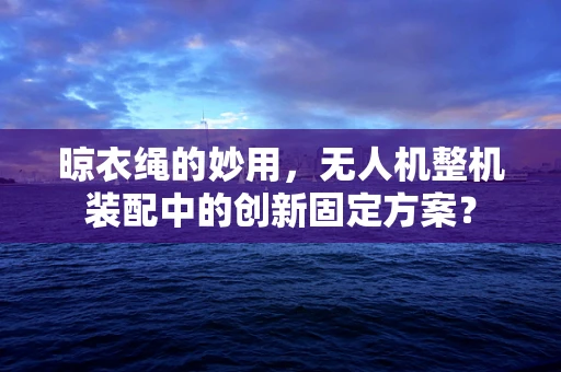 晾衣绳的妙用，无人机整机装配中的创新固定方案？