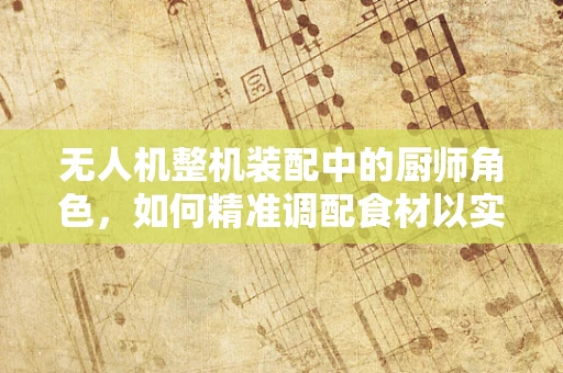 无人机整机装配中的厨师角色，如何精准调配食材以实现最佳性能？