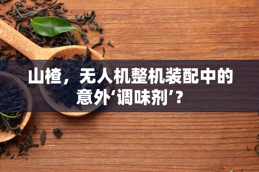 山楂，无人机整机装配中的意外‘调味剂’？