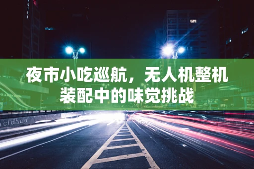 夜市小吃巡航，无人机整机装配中的味觉挑战