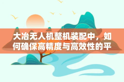 大冶无人机整机装配中，如何确保高精度与高效性的平衡？
