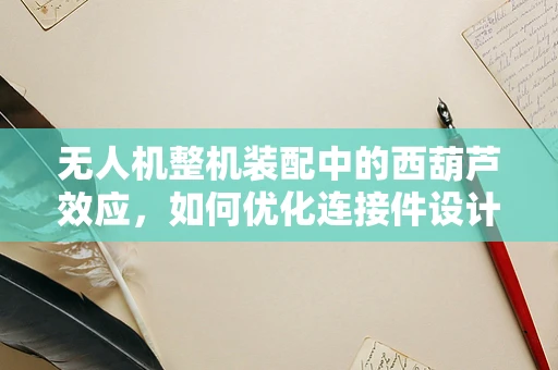 无人机整机装配中的西葫芦效应，如何优化连接件设计？