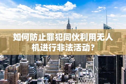 如何防止罪犯同伙利用无人机进行非法活动？