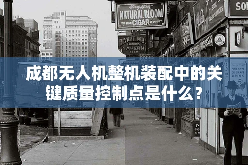 成都无人机整机装配中的关键质量控制点是什么？