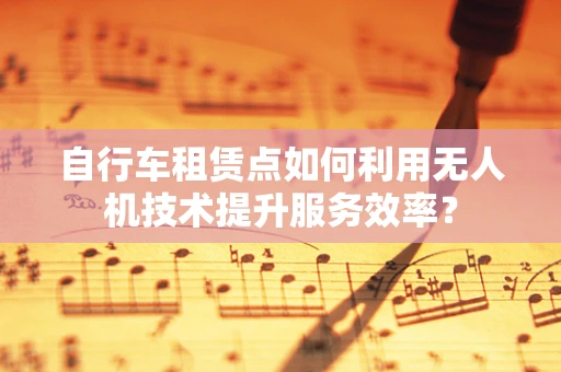 自行车租赁点如何利用无人机技术提升服务效率？