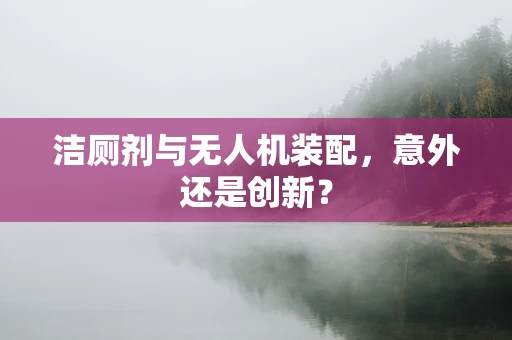 洁厕剂与无人机装配，意外还是创新？