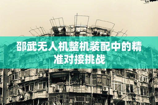 邵武无人机整机装配中的精准对接挑战