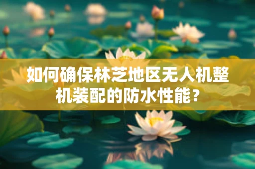 如何确保林芝地区无人机整机装配的防水性能？