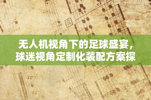 无人机视角下的足球盛宴，球迷视角定制化装配方案探讨