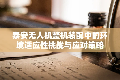 泰安无人机整机装配中的环境适应性挑战与应对策略