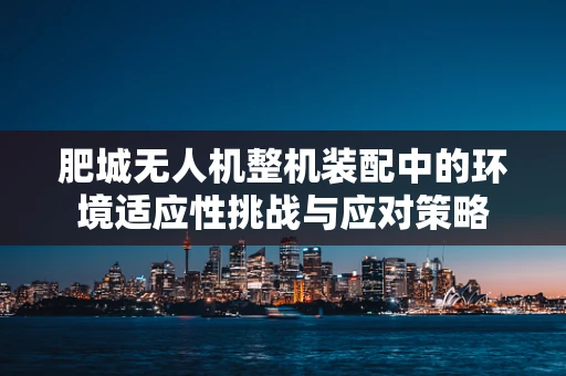 肥城无人机整机装配中的环境适应性挑战与应对策略