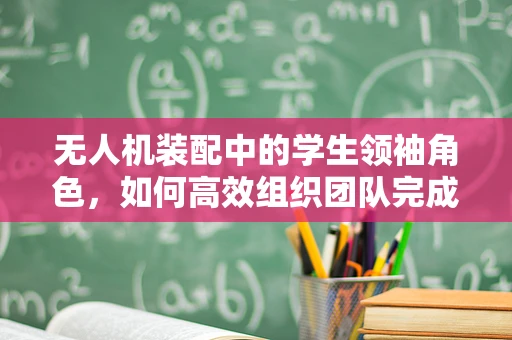 无人机装配中的学生领袖角色，如何高效组织团队完成整机装配？