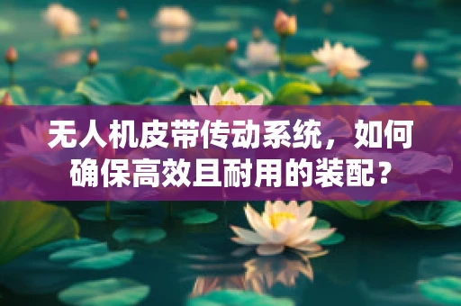无人机皮带传动系统，如何确保高效且耐用的装配？