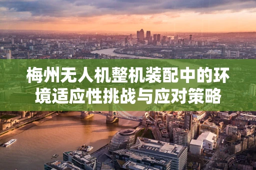 梅州无人机整机装配中的环境适应性挑战与应对策略