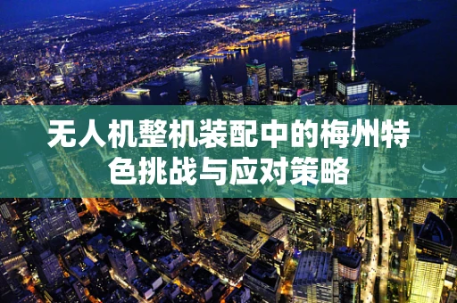 无人机整机装配中的梅州特色挑战与应对策略